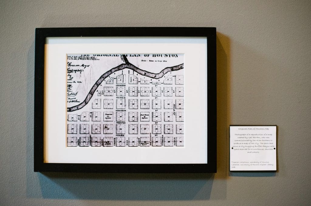 Chieko and Robby Cook value Houston's history and decorated their walls with historical maps of downtown. 