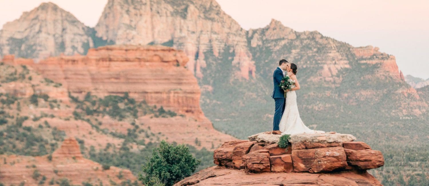 Heather Rogers & Ben Nichols wedding in Sedona, AZ (Photo by Vienna Glenn Photography)
