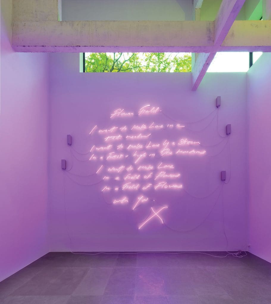 Installation views, "The Memory of your Touch," Xavier Hufkens, Brussels, 2017 © Tracey Emin (Courtesy Allard Bovenburg)