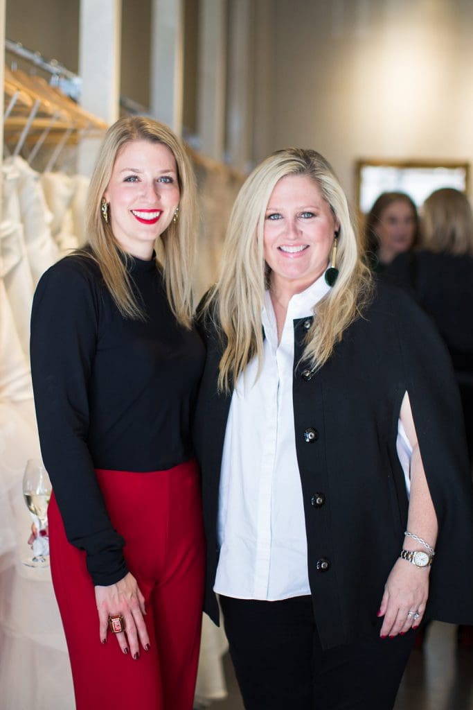 Christina Stith, Meredith Chastang at Atrium luncheon