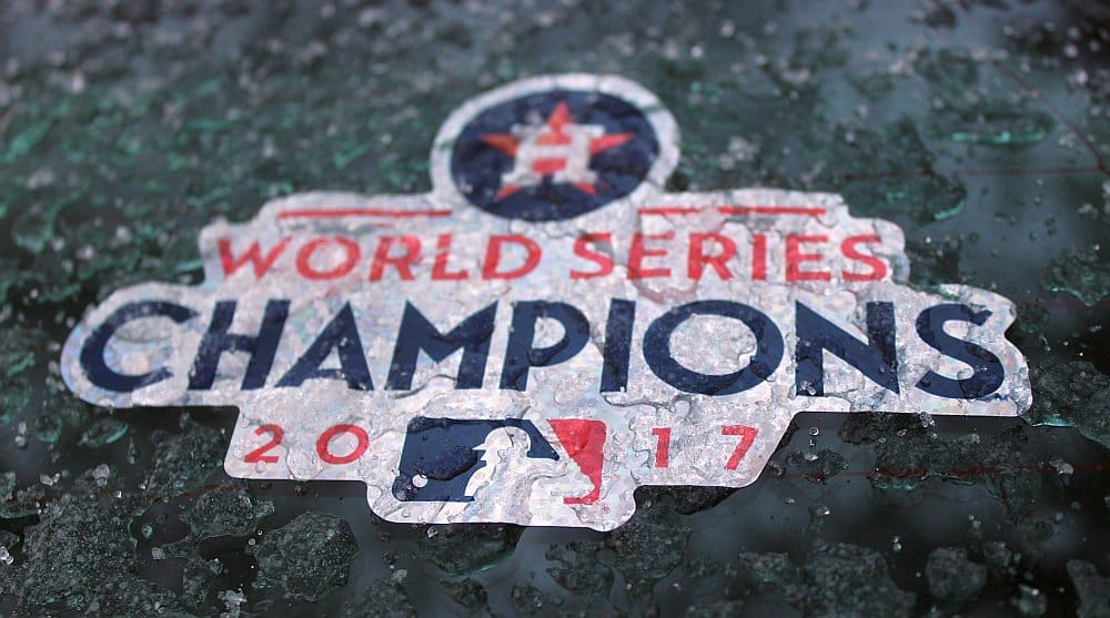 After the Astros' amazing win, we shouldn't let this rain on our parade, or — ice on our parade — @TXDemocrat