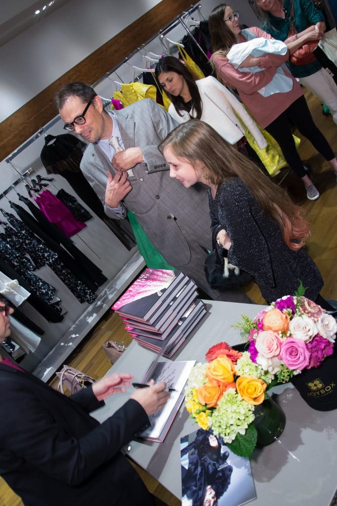 Christian Siriano book signing at Elizabeth Anthony
