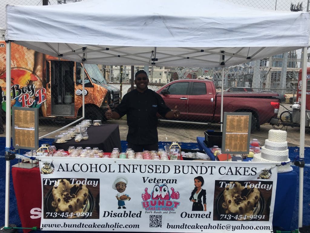 Bund Cake-A-Holic is run by Vidal Jackson and his wife, Patty Morgan-Jackson, a disabled veteran.