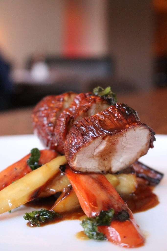 Caramelized Berskshire pork tenderloin