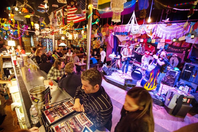 Gypsy Joynt is known as much for its decor as its food. Galveston Restaurant Week lets you enjoy places like this.