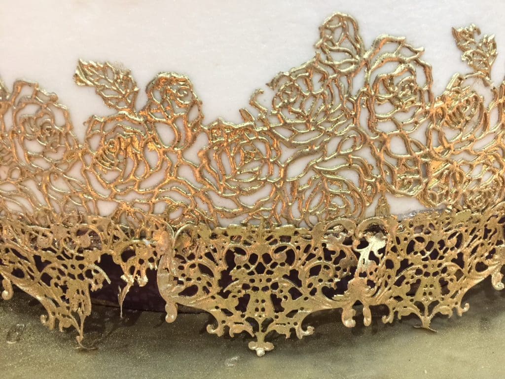 Detail of the wedding cake, tony vallone.