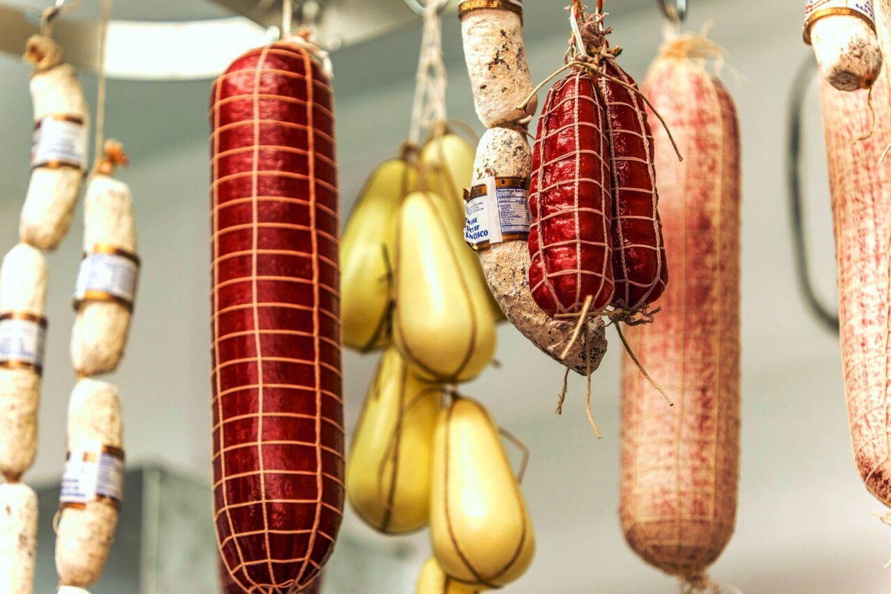 Italian American Grocery--sausages
