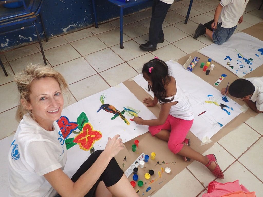Lynn McBee in Nicaragua 