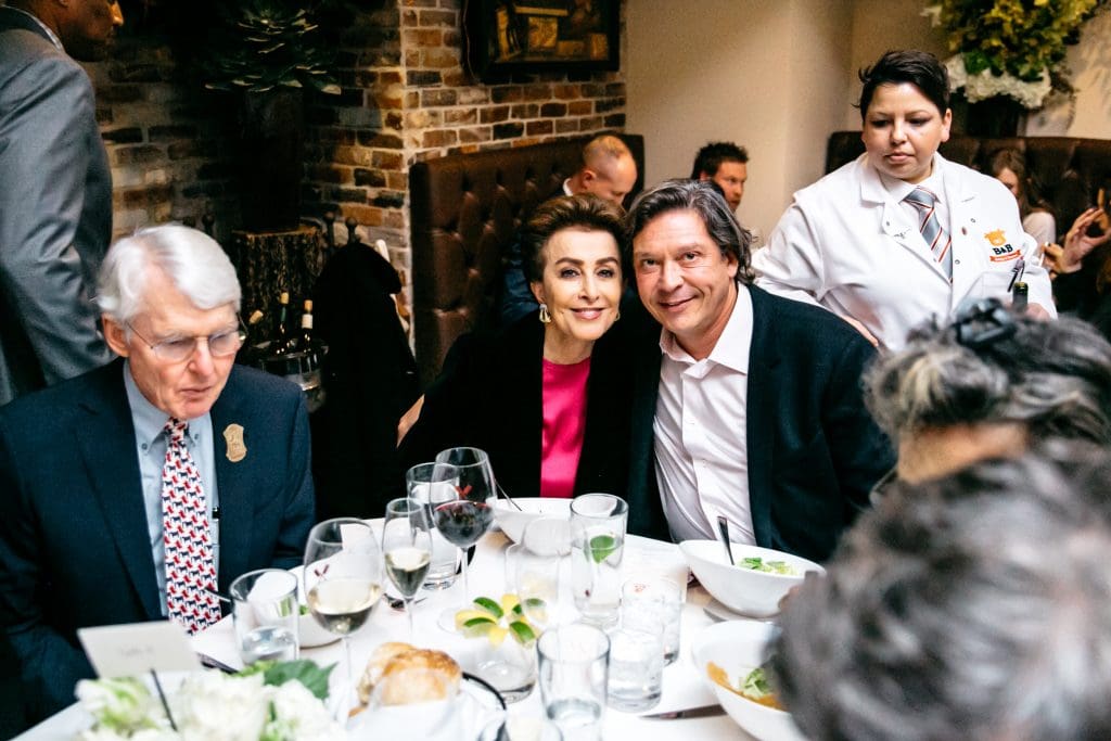 Fort Worth's Mercedes Bass, seen her with Tommy Smith at B&B Butchers in Fort Worth, joins The Salonièrre 100.