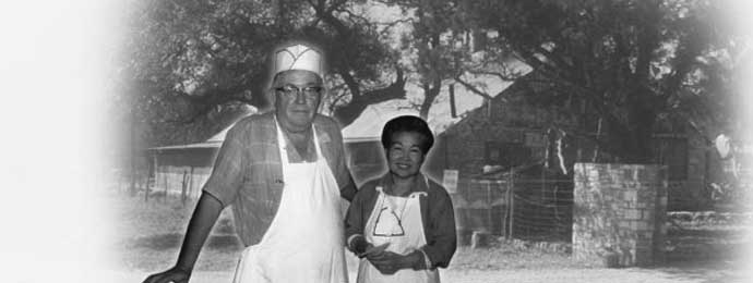 Thurman and Hisako Roberts founded The Salt Lick in 1967. (All photos by The Salt Lick)