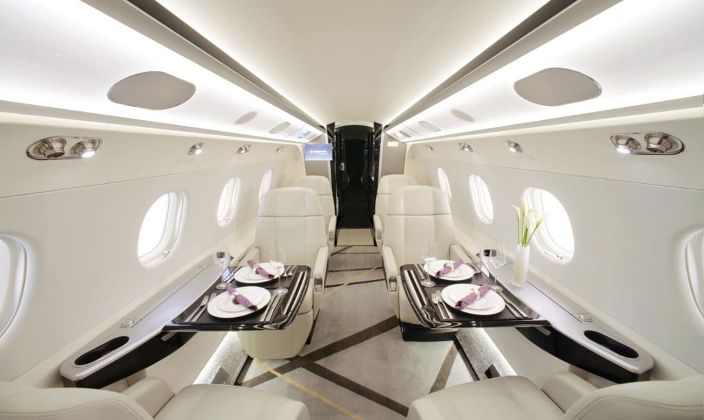 There is nothing like taking a private jet to your destination. (Photo courtesy of The Company Plane)