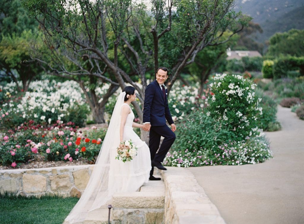 Houstonian Elizabeth Esfahani wed Robert Willey at San Ysidro Ranch (Photo by Kurt Boomer Photography)