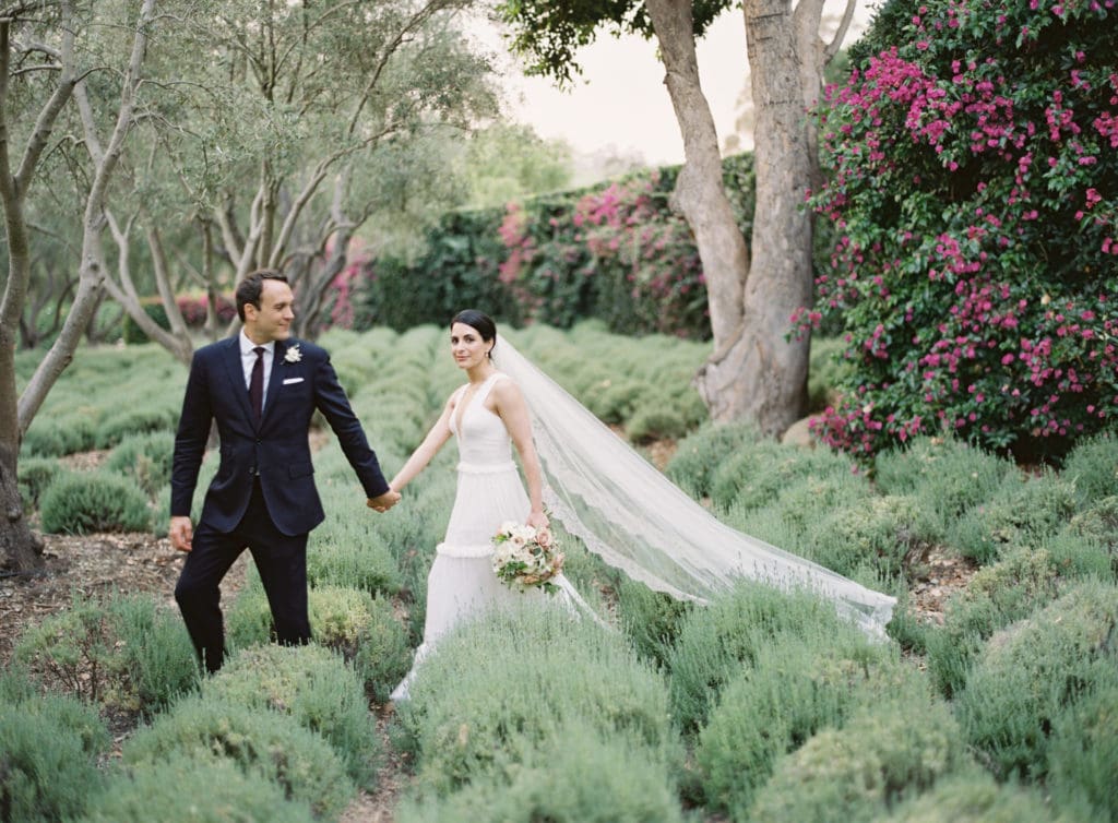 Elizabeth Esfahani/Robert Willey wedding at San Ysidro Ranch (Photo by Kurt Boomer Photography)