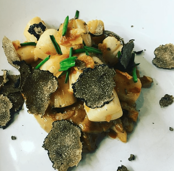 Nobie's New American dishes include cream of mushroom soup. 
(Photo courtesy of Nobie's) 