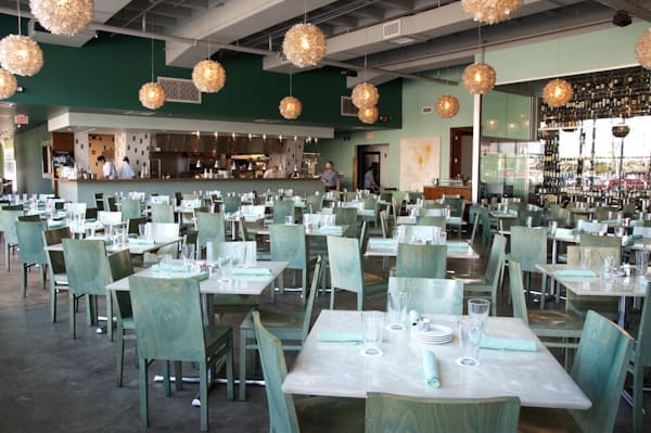 Reef's familiar dining room has been shut down and empty as it goes through a Harvey rebuild. Here, it's shown pre-flood.