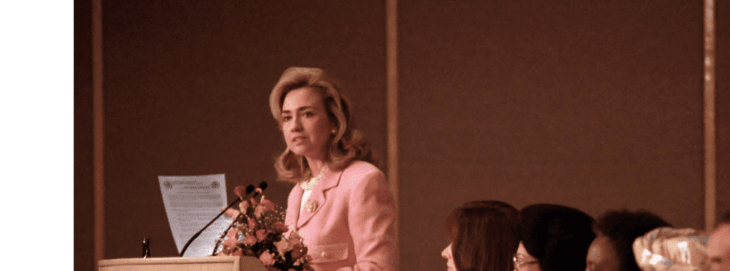 Hillary Clinton was a very visible First Lady who brought her own style.