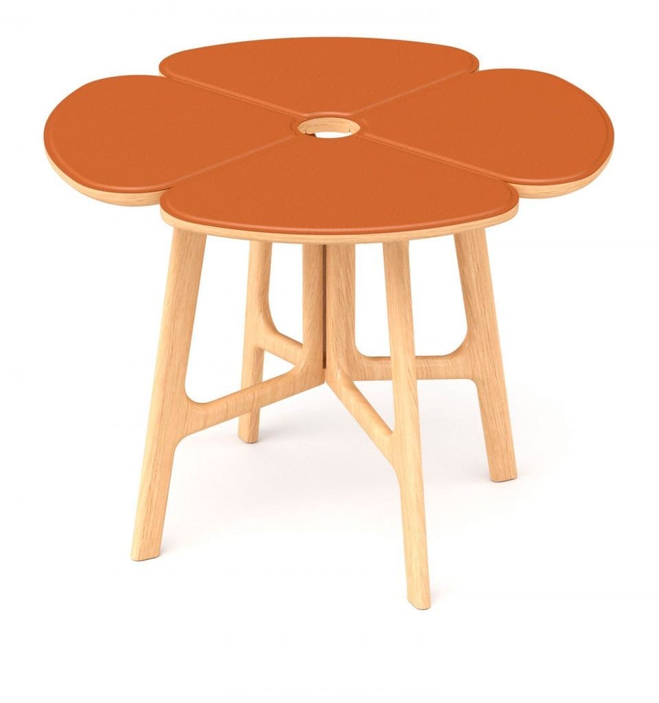 Concertina Table by Raw Edges