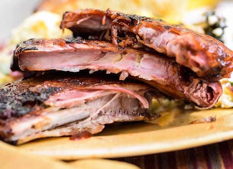 Corky's BBQ is all about pork ribs. 