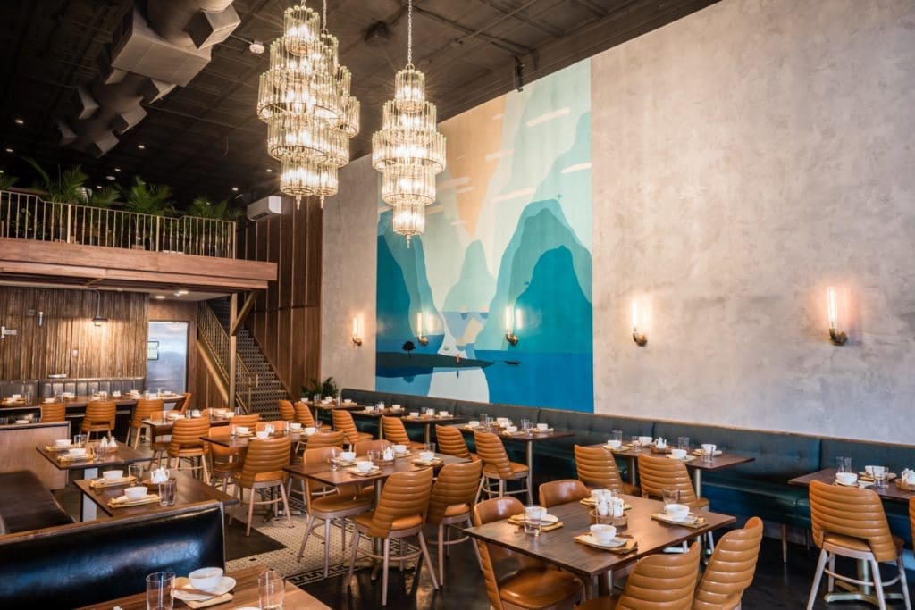 Inside new Gung Ho restaurant