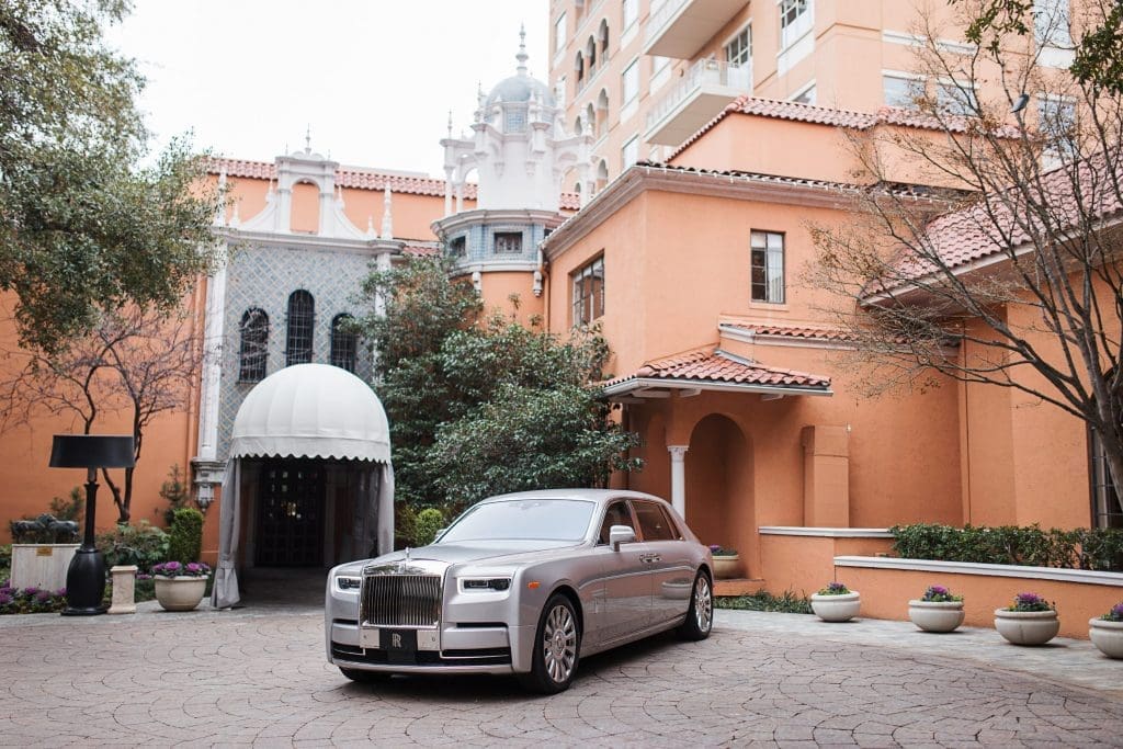 The car features Rolls-Royce's new "Architecture of Luxury." 