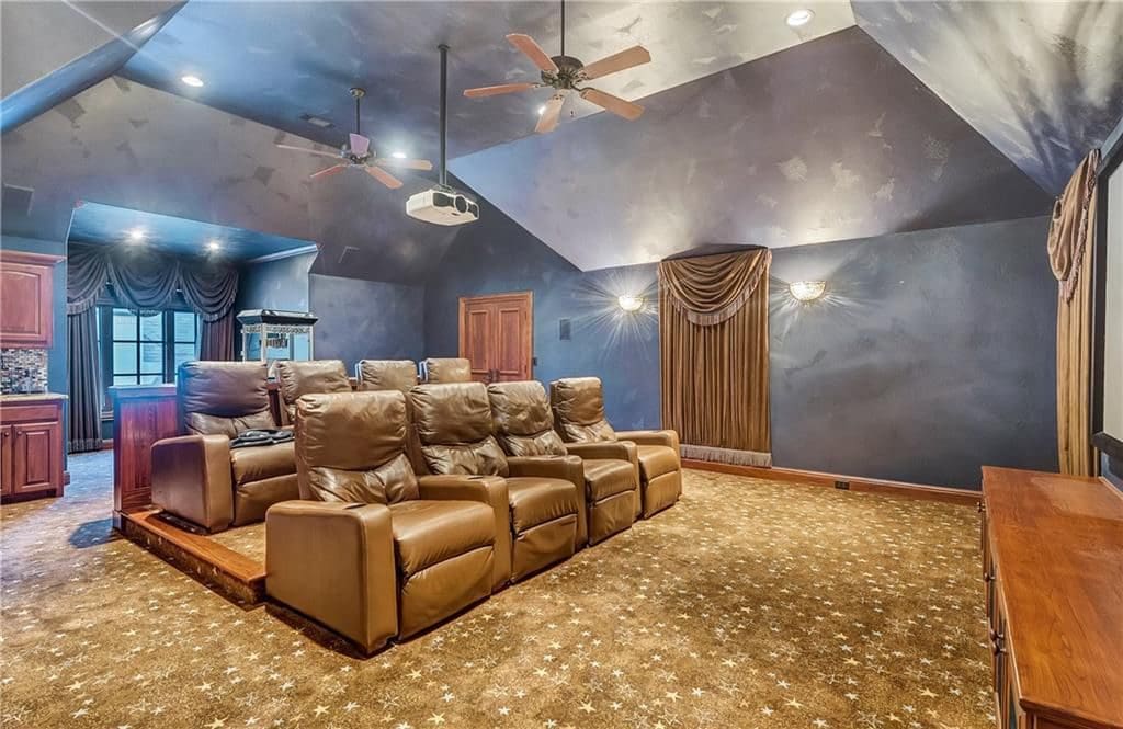 The media room, game room and craft room are perfect for entertaining.