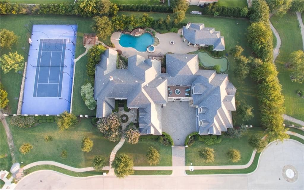 The 1.5 acre property has resort-worthy amenities. 