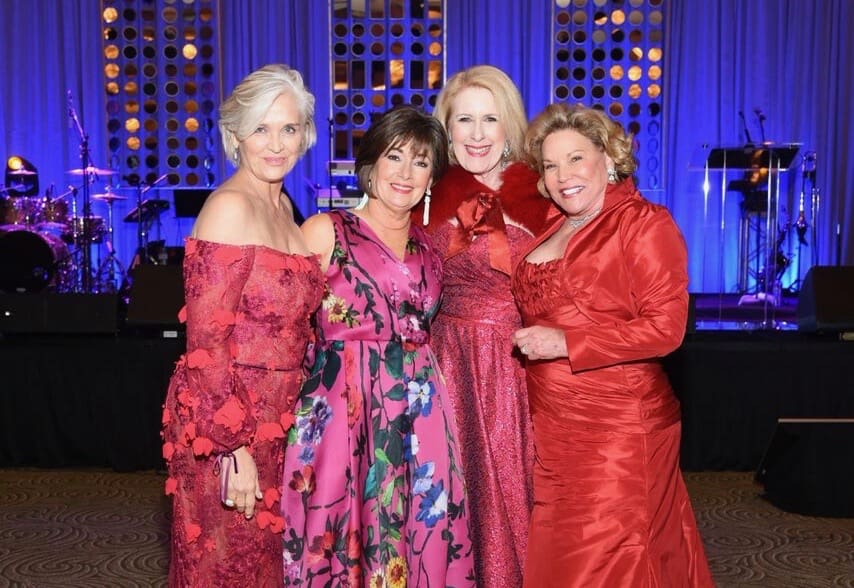 Red Hot Heart Ball Rocks Houston to the Tune of $3 Million, Almost: Stunning Ladies in Red, UH Drums and a TV Weatherman Raise More Than Temperatures