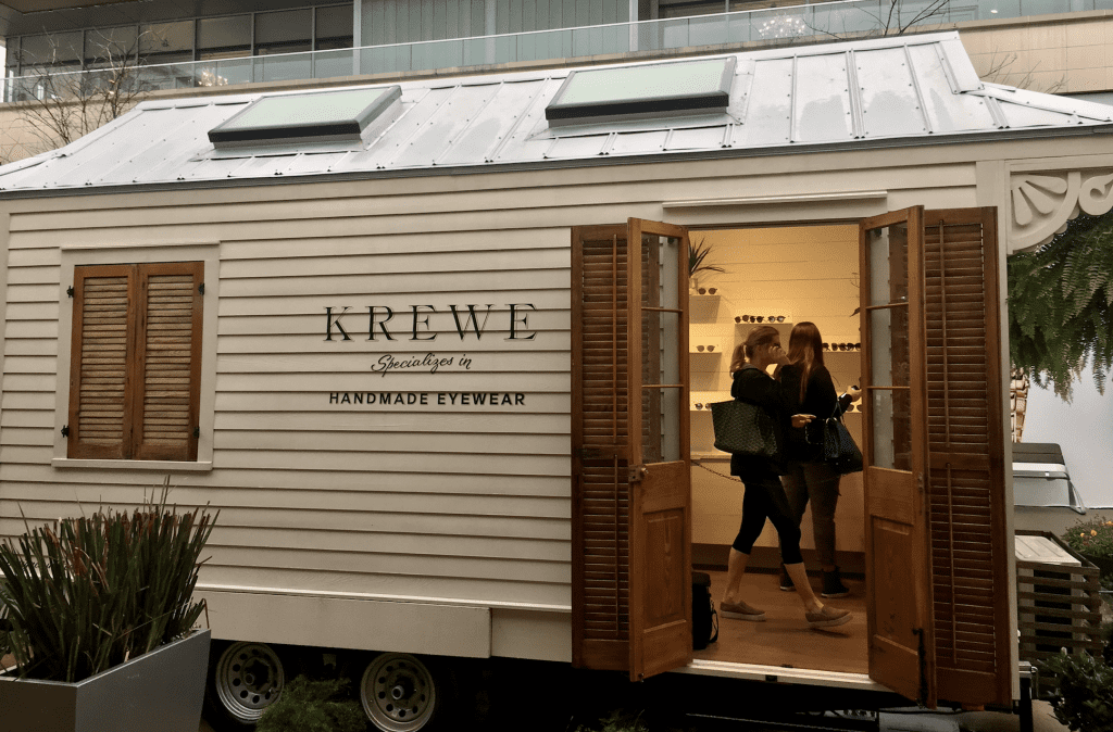 The Tiny House's exterior is historically accurate and made of locally sourced materials. 