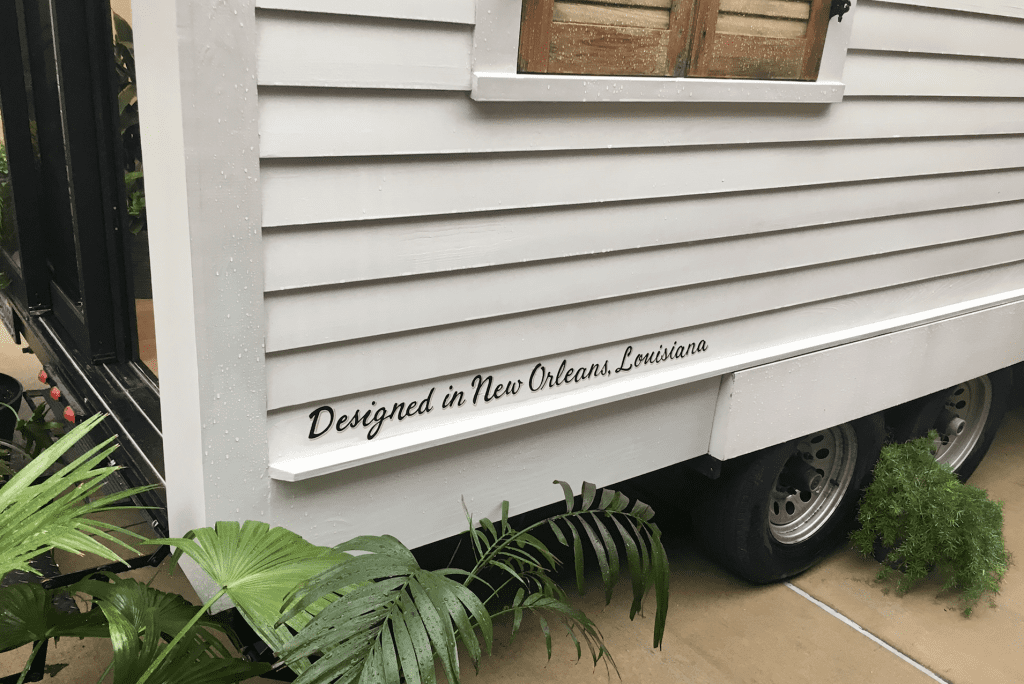 New Orleans architecture inspires all of Tiny House Preservation Company's creations. 