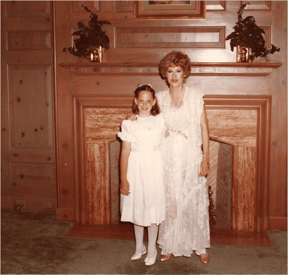 Diane McNulty with daughter Brynn Bagot Allday.