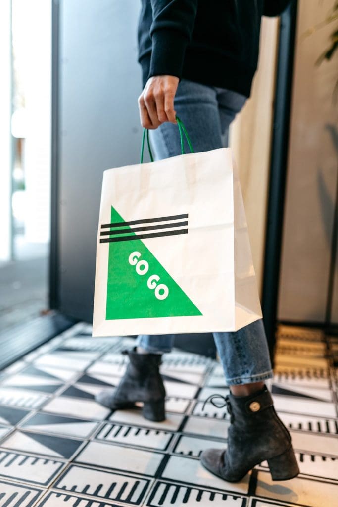 Easily place a to-go order using Go Go's app.