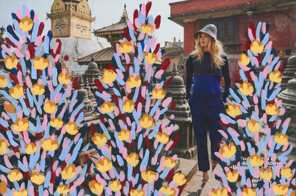 Untitled (Doutzen Kroes by Duy Yo for Vogue Nederland, April 2016) will be auctioned off at Art in Bloom