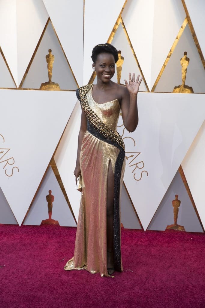 Lupita Nyongo a 2018 Oscars.