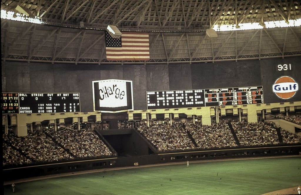Astrolite was the first animated scoreboard. 