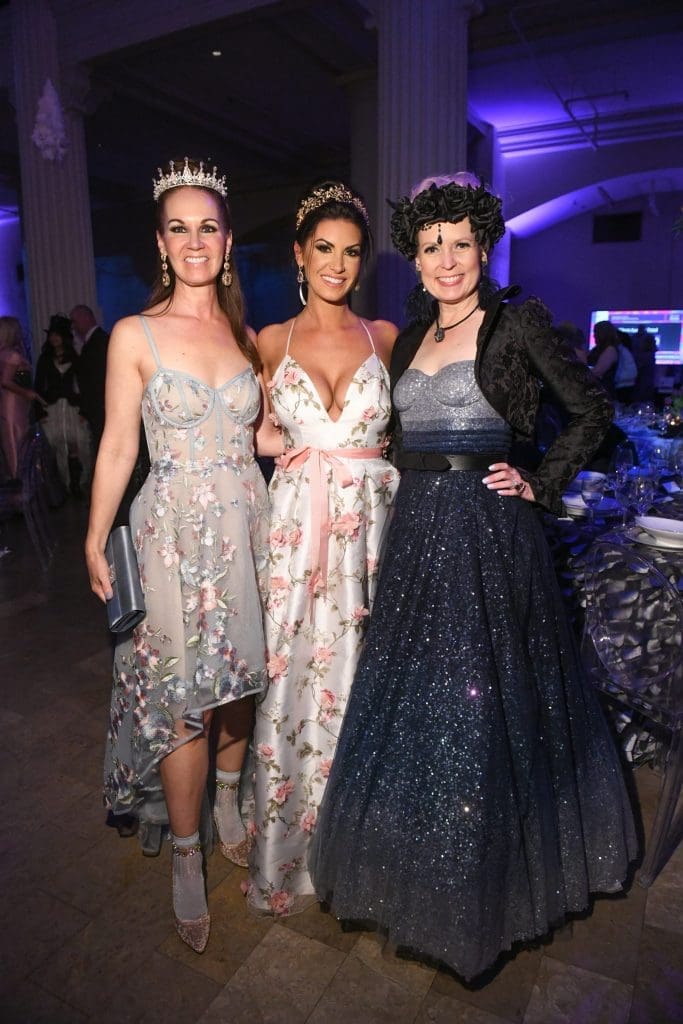 Beth Muecke, Nicole Lassiter, Vivian Wise at Stages Theatre Gala.