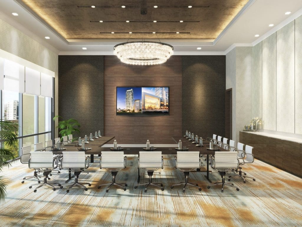The Post Oak's boardrooms provide a sense of grandeur worthy of any Master of the Universe.