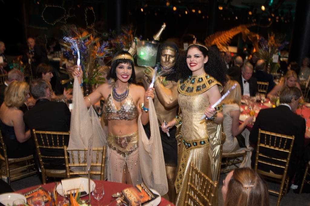 The Riches of King Tut Shower Down in $1.4 Million Blockbuster Museum Party: A Cleopatra Fantasy Comes to Life in Houston