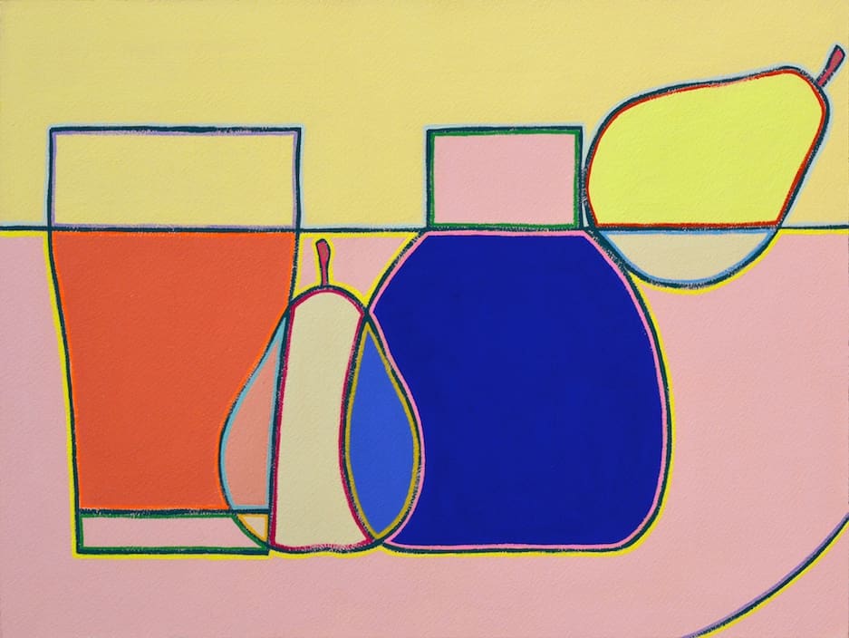 Holly Coulis's "Glass, Pears," 2018 (Courtesy the artist and Klaus von Nichtssagend Gallery)