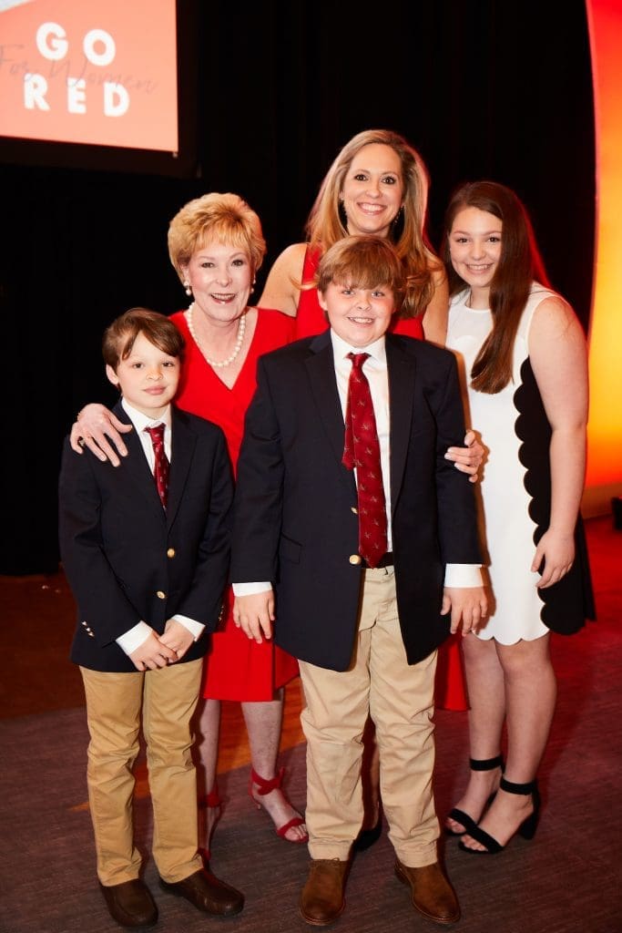 Diane McNulty, Brynn Bagot Allday and family.