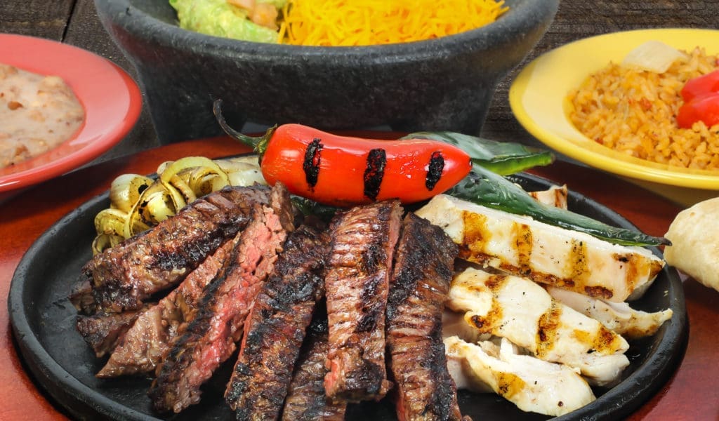Beef fajitas at Lupe Tortilla