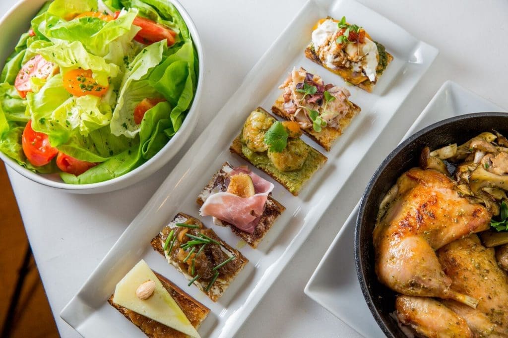 Crostini are a Fig & Olive signature. 