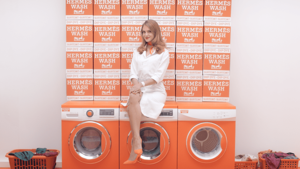 Hermès is Finally Bringing its Beyond Cool Washing Machine Pop-Up to Texas: Beloved Scarves to Take a Spin in Austin
