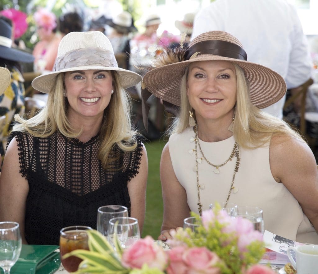 Hermann Park Conservancy Hats in the Park luncheon in the McGovern Centennial Garden (Photo by Jenny Antill Clifton)