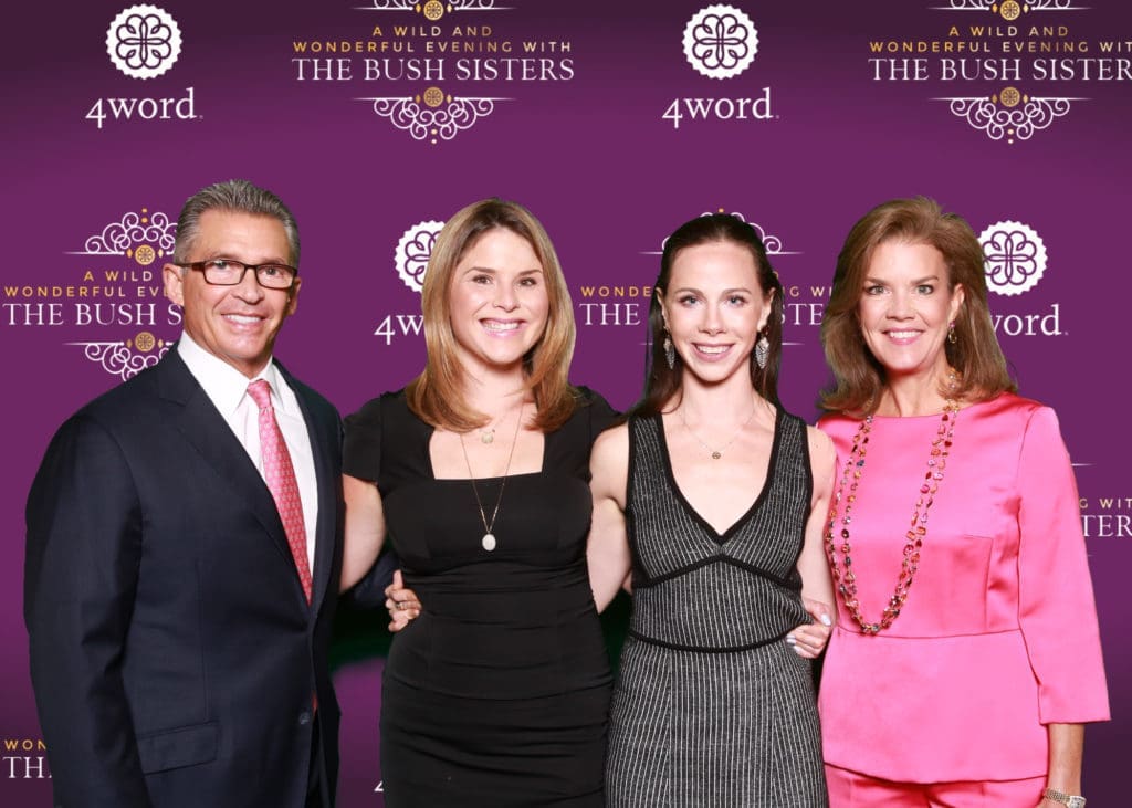 Kenny Troutt, Jenna Bush Hager, Barbara Pierce Bush, Lisa Troutt
