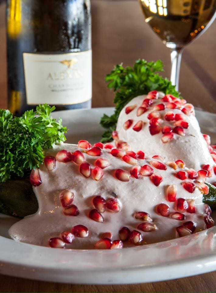 Picos' Chile en nogada is a Mexican classic. (Photo by Picos.)