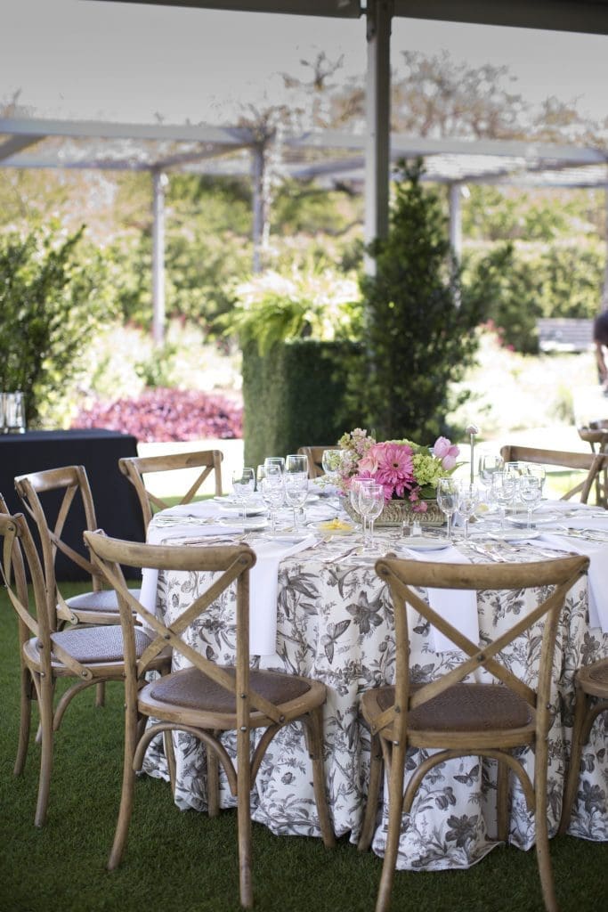 Hermann Park Conservancy Hats in the Park luncheon in the McGovern Centennial Garden (Photo by Jenny Antill Clifton)