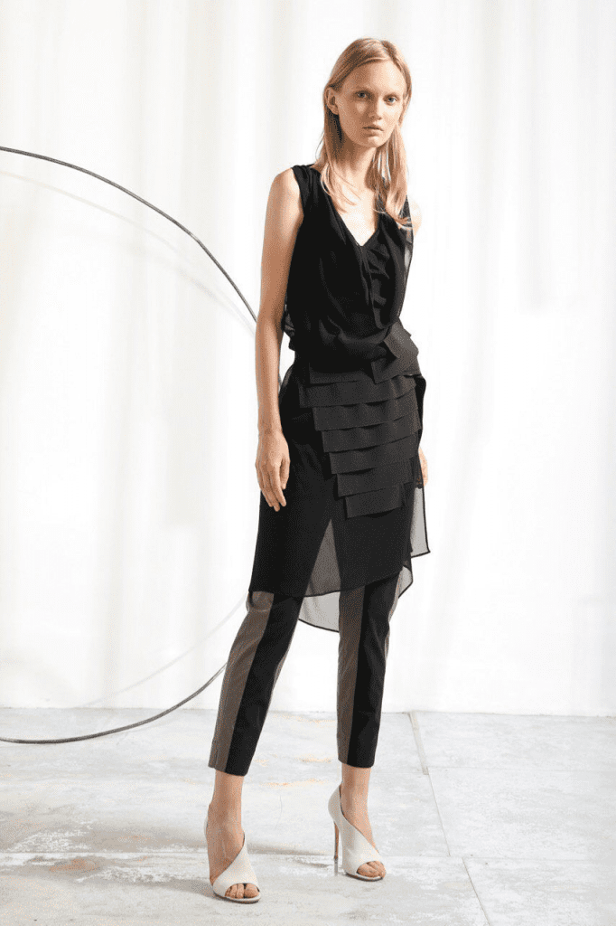 PierAntonio Gaspari's sheer tuxedo looks edgy and effortless