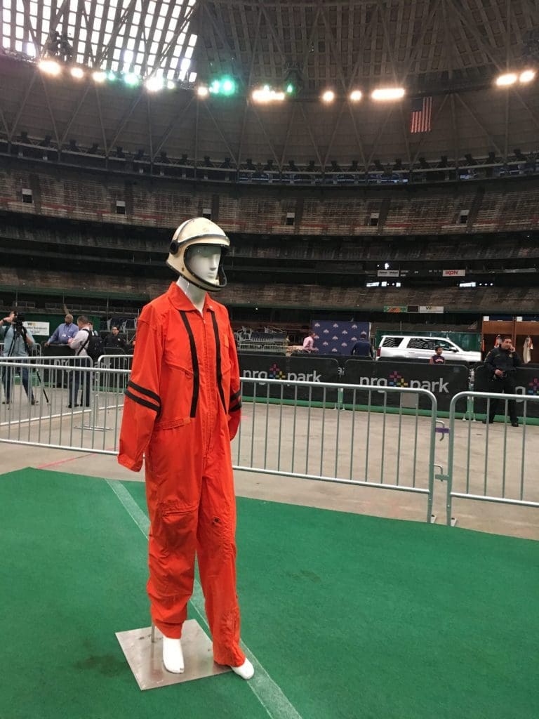 Houston's space history was also on display.