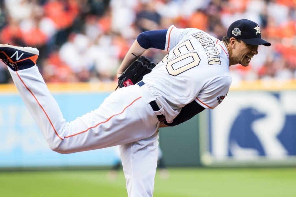 Houston Astros pitcher Charlie Morton got through six scoreless innings without his best stuff.