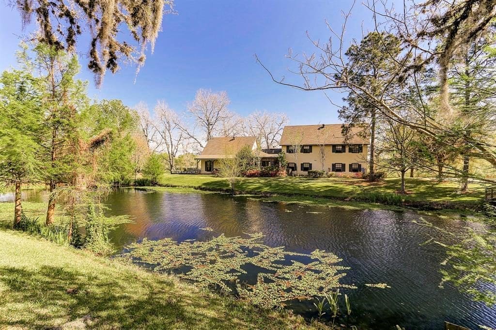 Cool Acres looks over the Brazos River and the houses are nestled by a lake, but they have never flooded. 